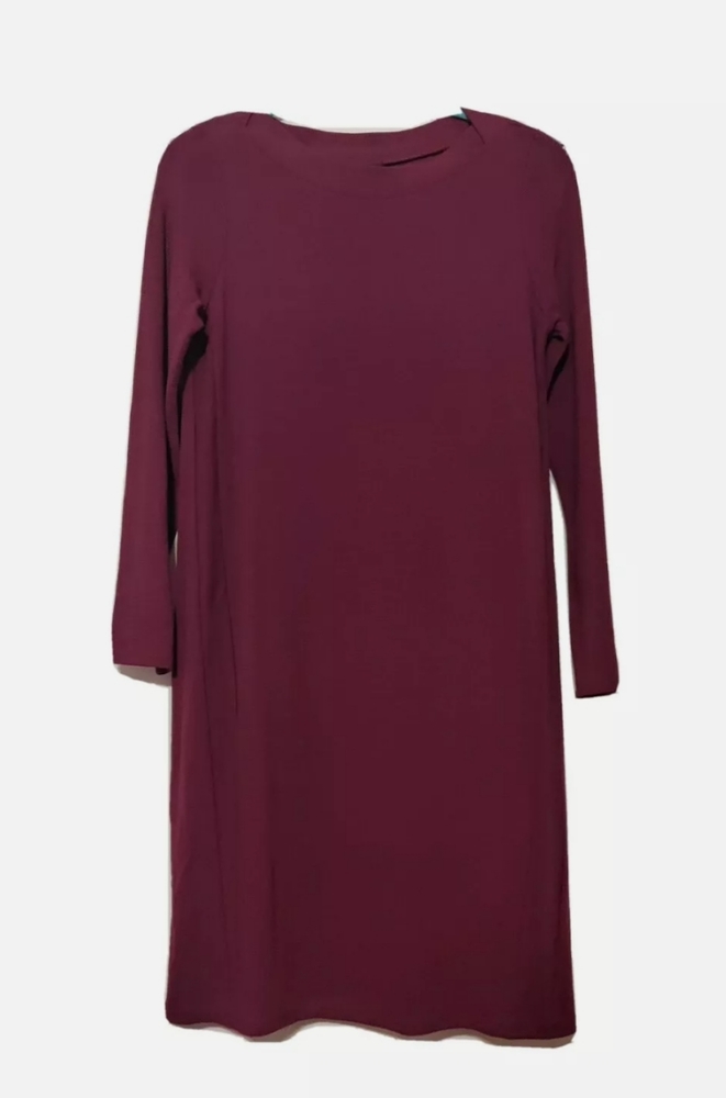 j.jill Bordeaux Heavy Knitted Dress Size L